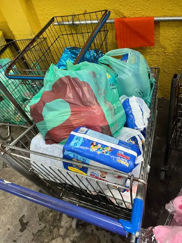 Supplies bought for the drive